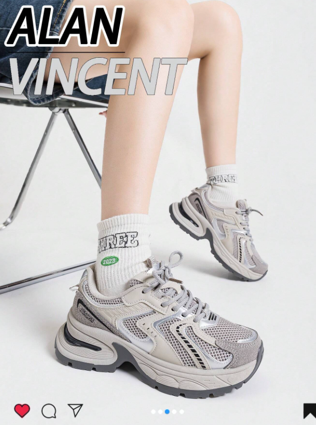 Clunky Sneaker Series]Black Shoes For Women 2025