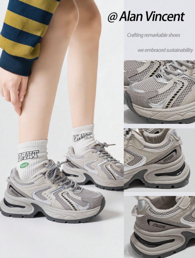 Clunky Sneaker Series]Black Shoes For Women 2025